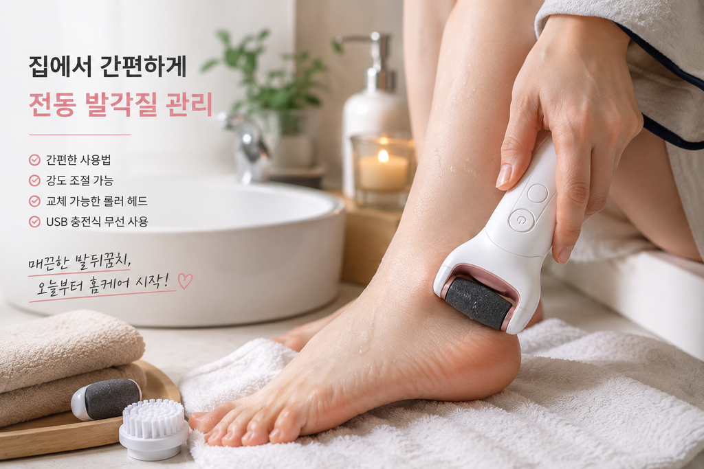 양말 신을 때마다 걸리는 거친 발뒤꿈치… 전동 발각질 제거기를 써보게 된 이유 2 image 4