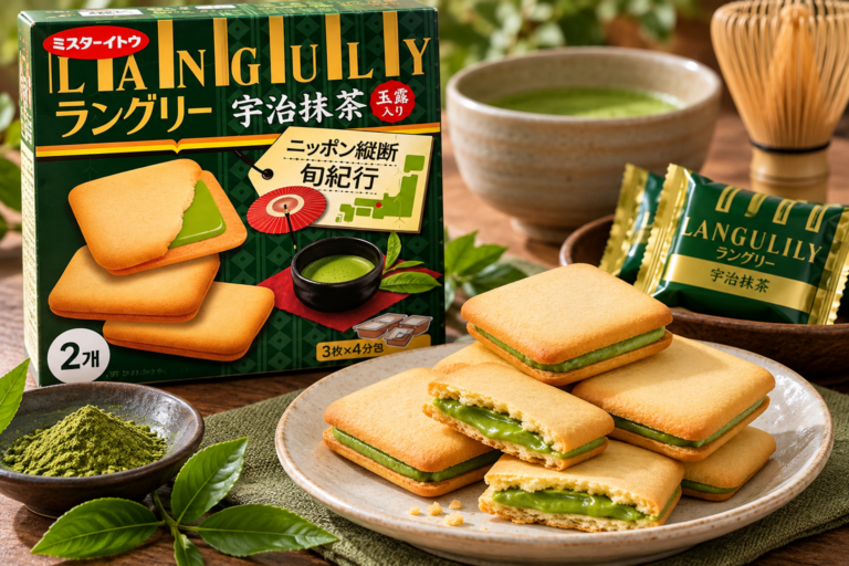랑그리 우지말차 크림샌드 127.2g 2개｜일본 말차 쿠키 맛과 가격·구성 알아보기